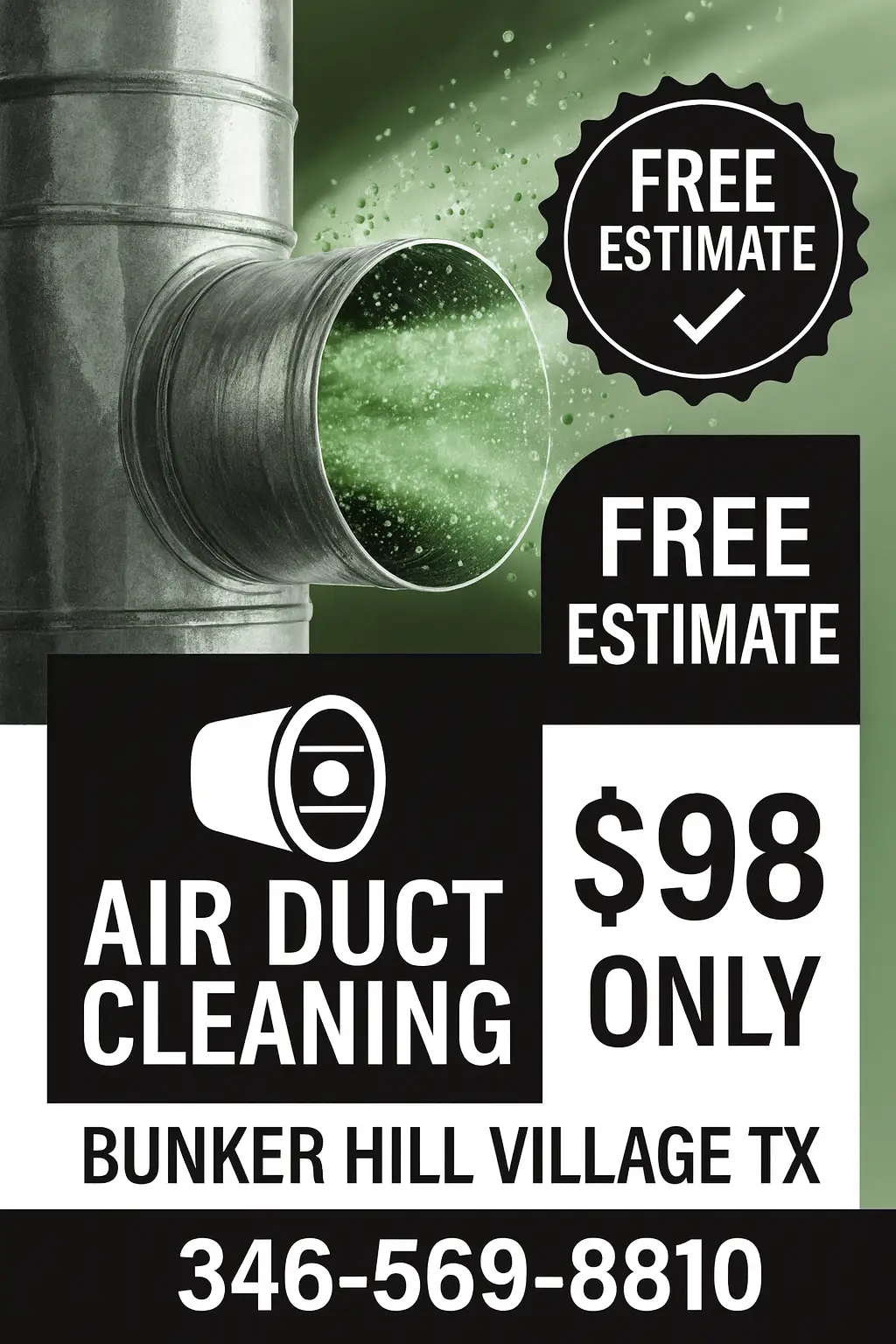 Air Duct Vent Cleaning Bunker Hill Village TX Coupon